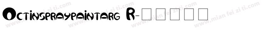 Octinspraypaintarg R字体转换